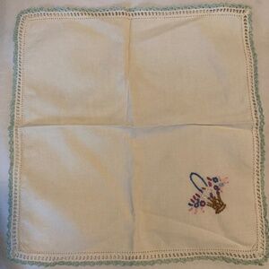 Vintage handmade antimacassar